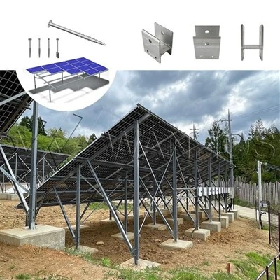 System racio mownt daear PV