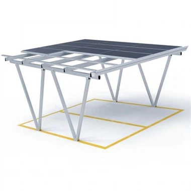Modiwl Pv Rheiliau Cefnogi Carport