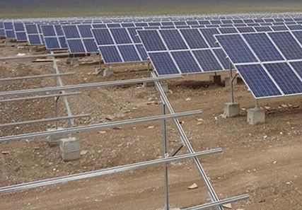 C-steel Solar Mounting Ground Bracket