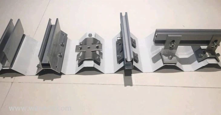 Solar Pitched L Feet Tin Roof Installation Brackets