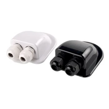 ABS Solar Dwbl Cable Mynediad Gland Ar gyfer RV