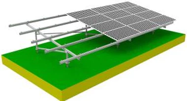 Ground Solar Mowntio Strwythur Alwminiwm