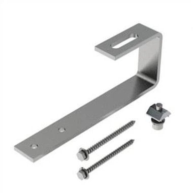 Mowntiau To Paneli Solar Gyda Bachyn To Fflat