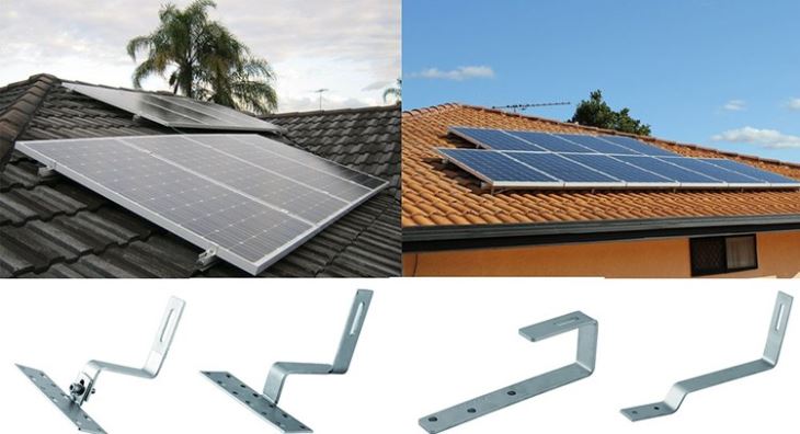 Solar Tile Roof Racking System Mount Bracket