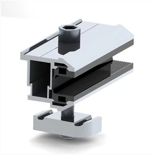 Clamp Diwedd Panel Ffilm Solar Thin
