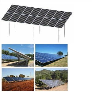 Gosod Mount Ground Panel Solar