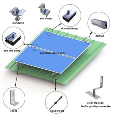 Clamp Pen Canol Panel Solar